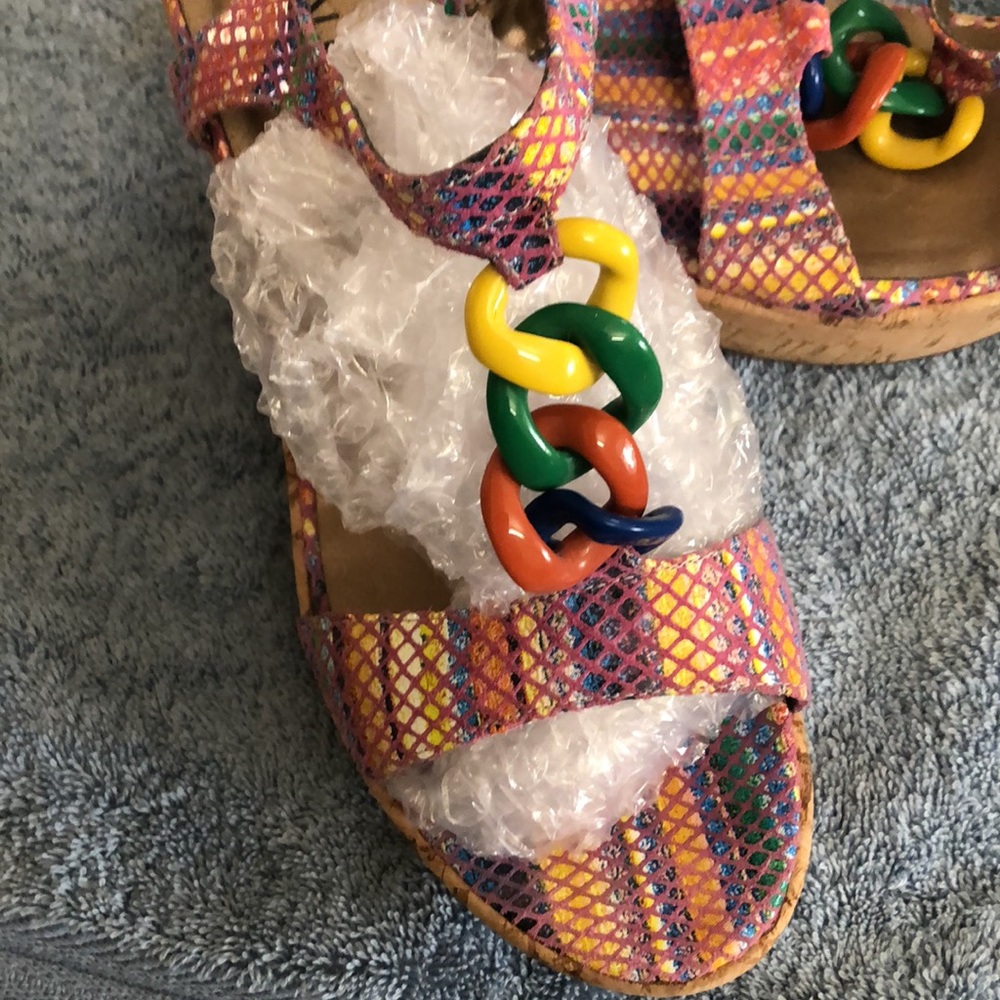 Colorful  Cork Sandal   💥💥PRICE DROP💥💥